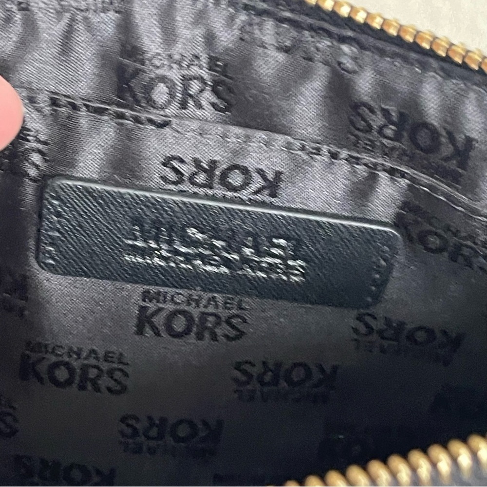 Michael Kors Black London Leather Clutch Wallet Double Decker Bus Card Holders - Picture 3 of 5